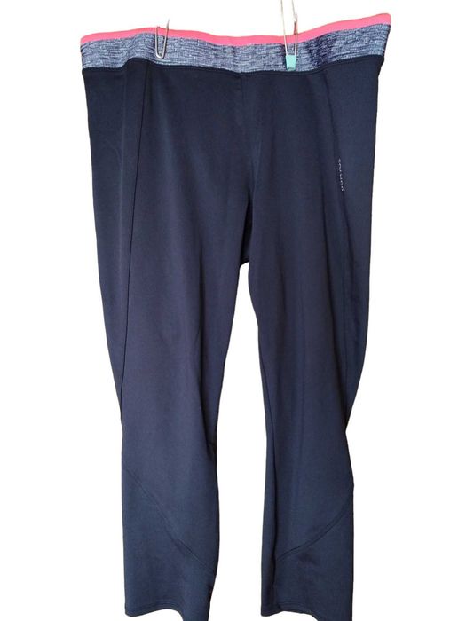 Дамски клин Domyos, 3/4, 89% полиестер, 11% еластан, Черен, XXL