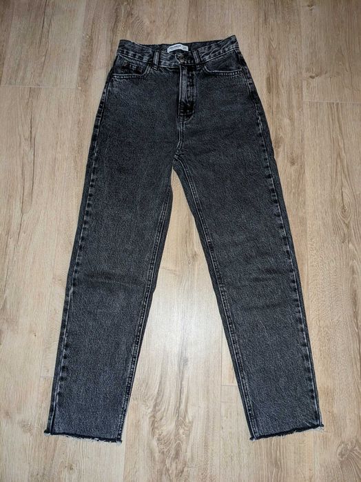 Дънки pull & bear mom fit xxs