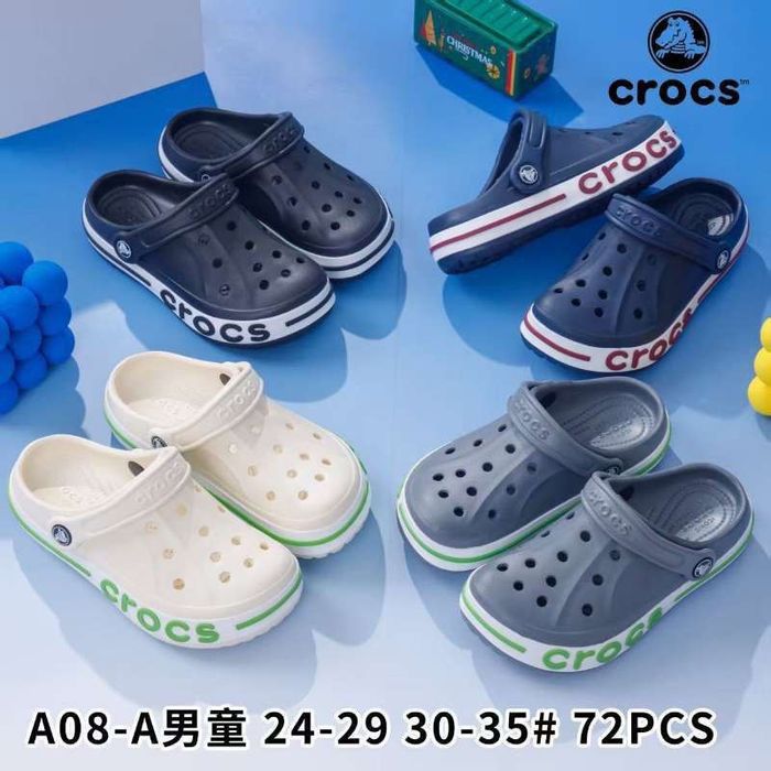 Crocs пляжные детские тапочки