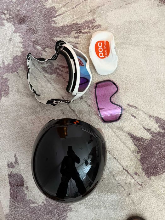 Ски каска и очила POC