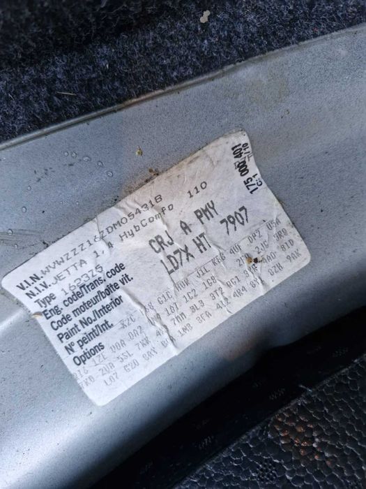 Dezmembrez VW Jetta 1.4 TSI Hybrid cod motor CRJ 150 CP cod cutie PMY