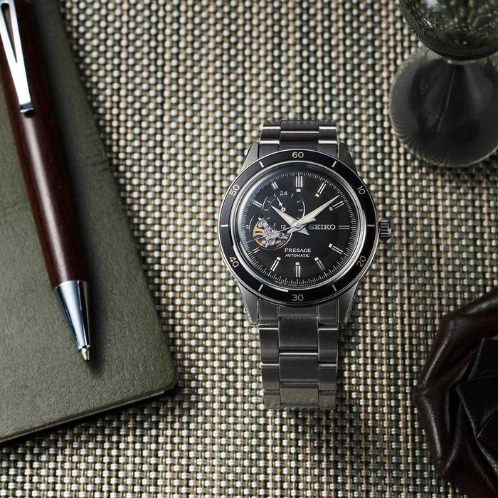 Seiko Presage "Style60's" Open Heart SSA425