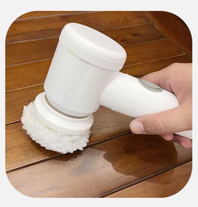 Електрическа четка за миене на съдове с гъбичка и приставки