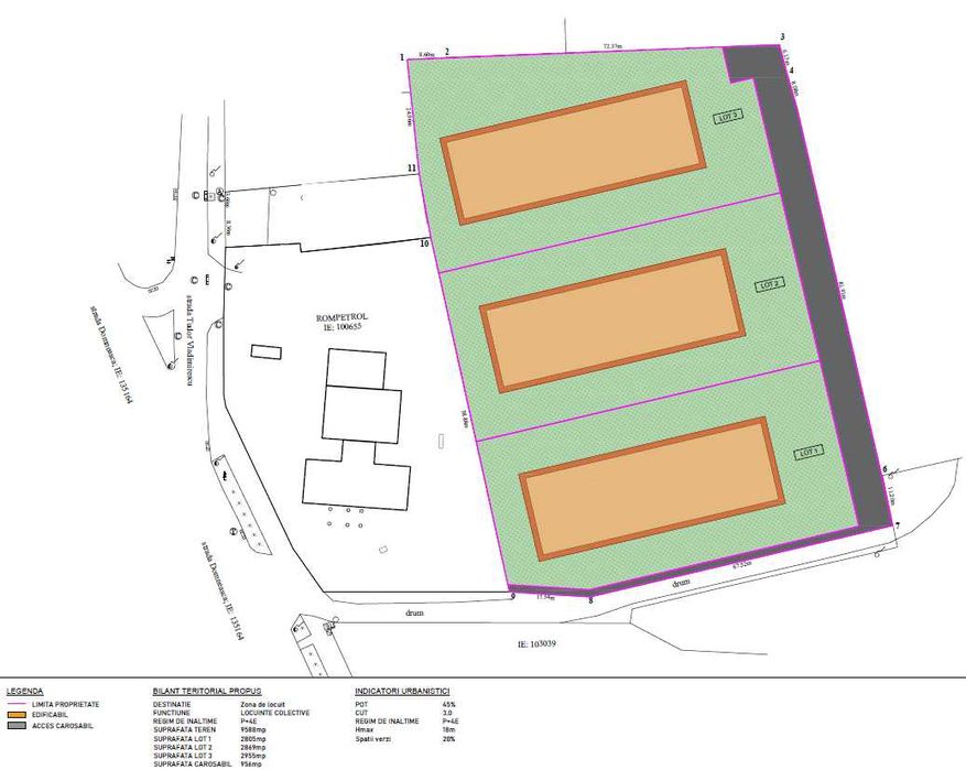 Vand Loturi de Teren Cu PUZ - Dezvoltare Rezidentiala