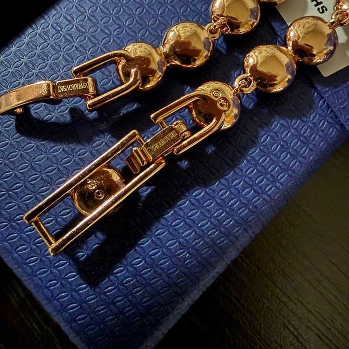 Lantisor/Colier Angelic Rose/Gold Swarovski