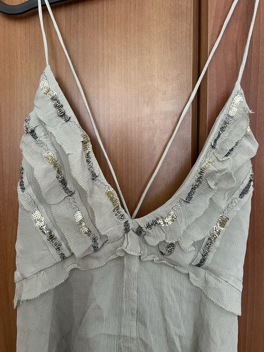 Top mango cu spatele gol