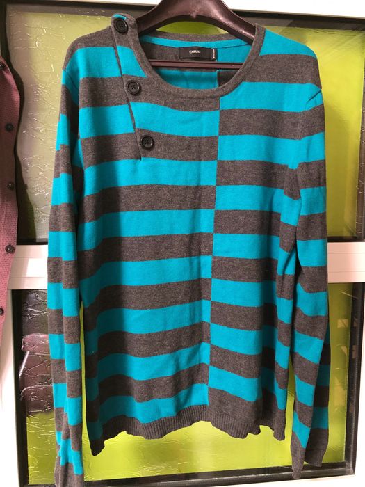 Pulovar dama vernil cu dungi