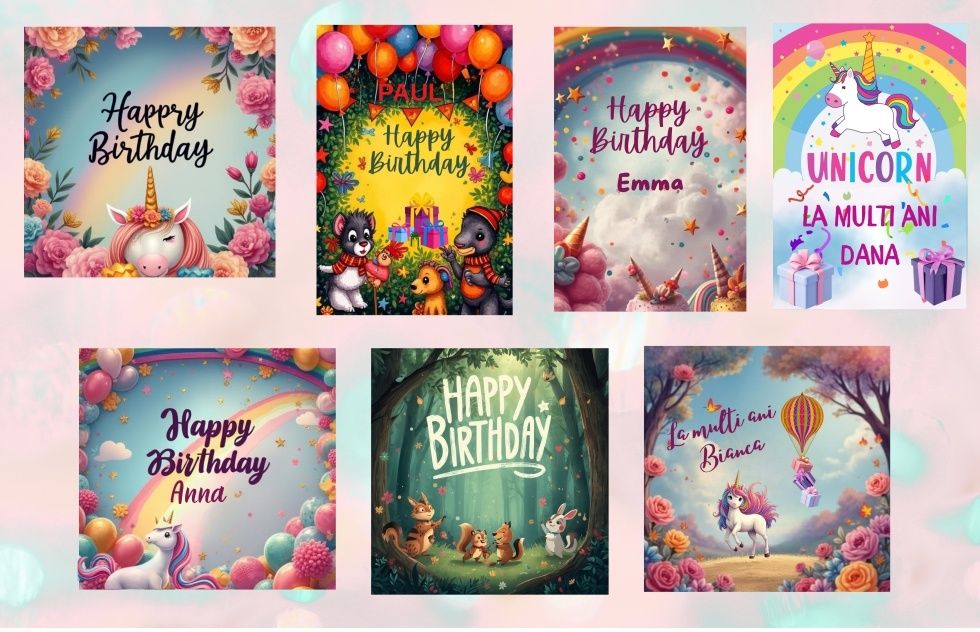 Invitații personalizate si digital pentru Evenimente Speciale