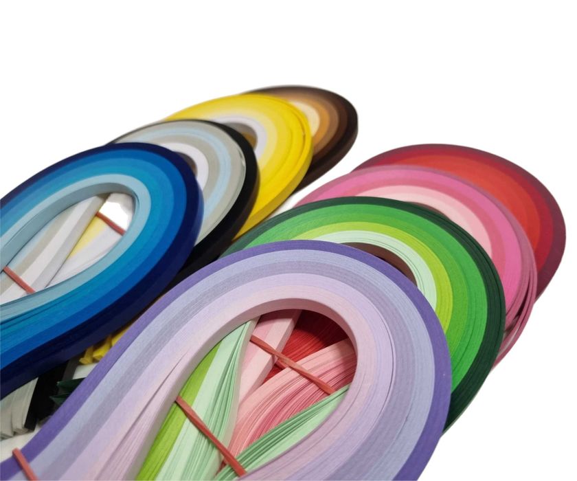 Set de artizanat quilling cu 5 unelte si 1600 fasii de hartie