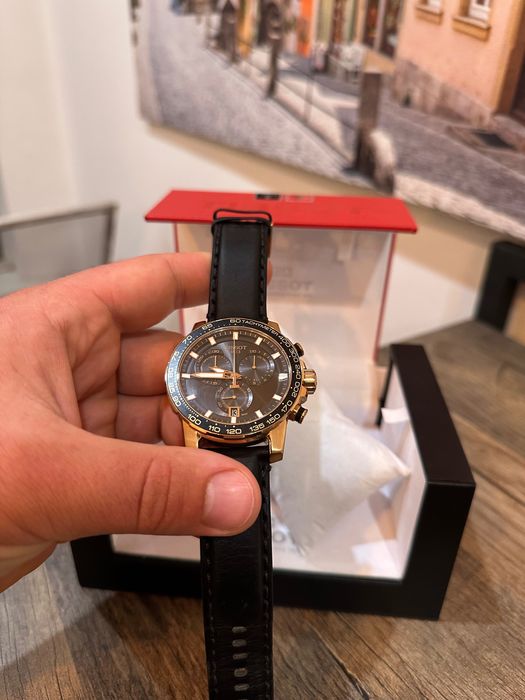 Tissot Supersport Chrono gold