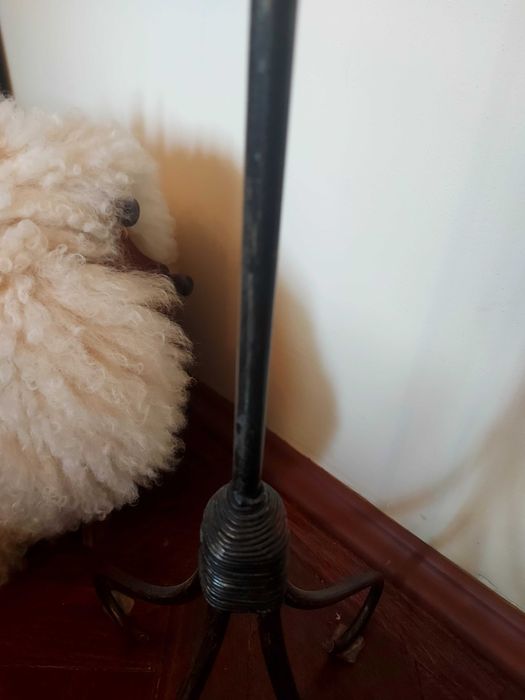 Suport 5 lumanari din fier forjat  1200mm