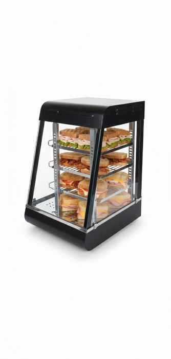 Vitrina electrica aer cald simpla 66cm transport gratuit