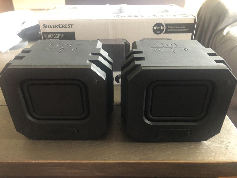 Boxa,pereche de boxe bluetooth Silvercrest,acumulator 10 h de muzica