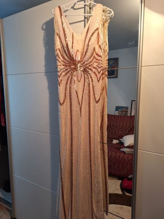 Rochie de seara crem