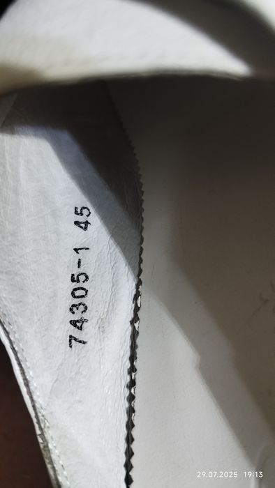 Сабо из натуральной кожи