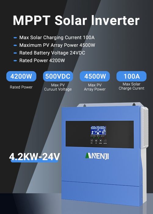 Anenji invertor hibrid 4.2 kw