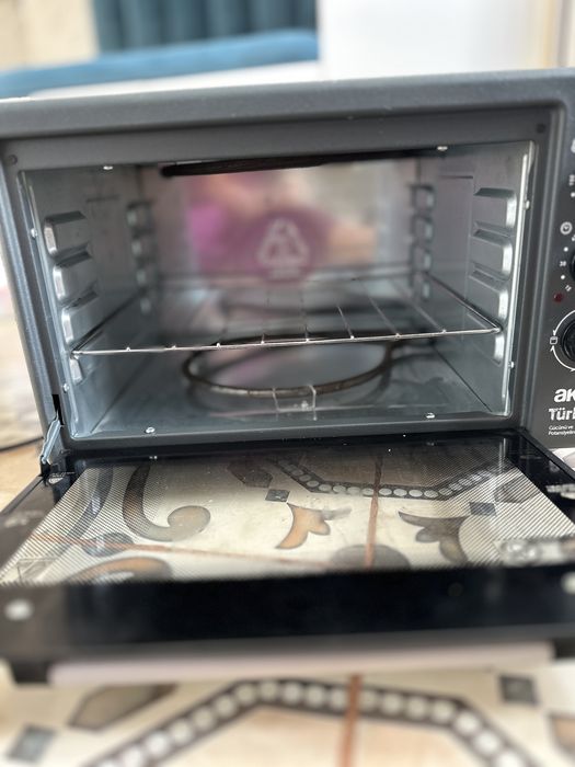 Настольная электропечь Akel черный