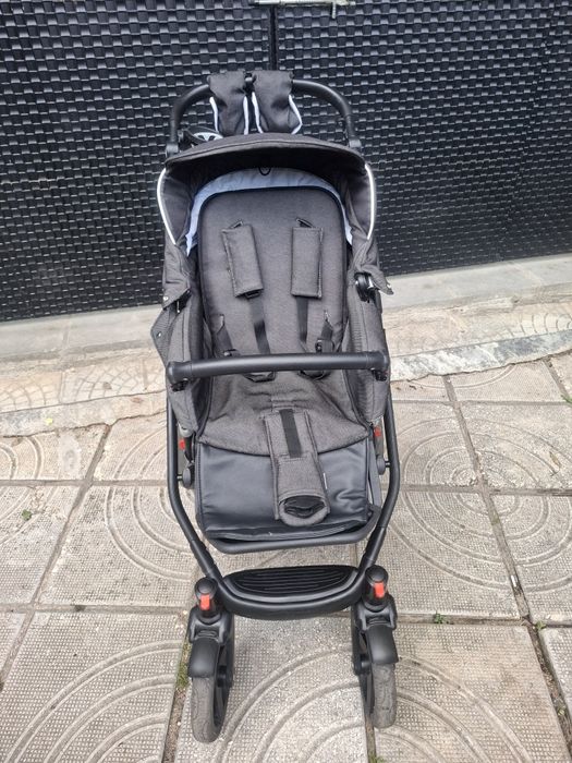 Бебешка количка 3 в 1 в цвят графит