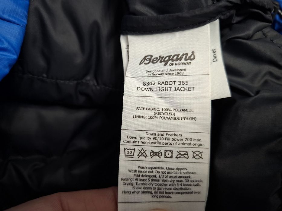 Bergans-Ориг. Пухено яке