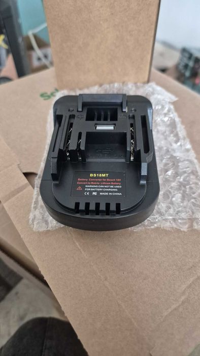 НОВ адаптер Bosch 18V към Makita 18V с USB изход