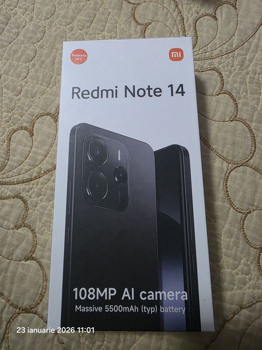 Redmi Note 14, în garantie