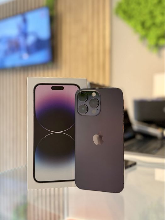**ATS GSM**iPhone 14  Pro Max 128GB Purple/Baterie95%/Fact+Gar 12 luni