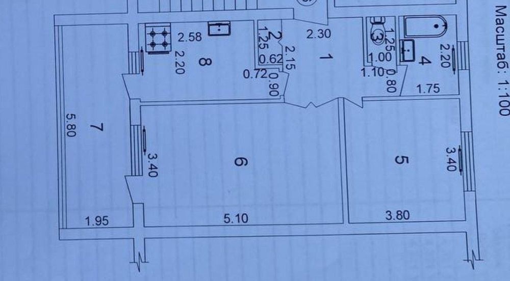 Продам 2 ком Юнусабад 18 квартал кирпич