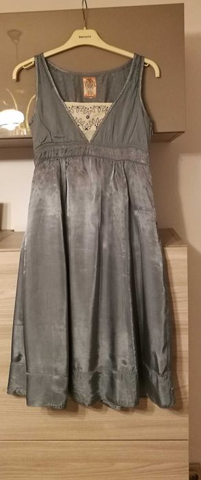 Rochie gri viscoza (S)