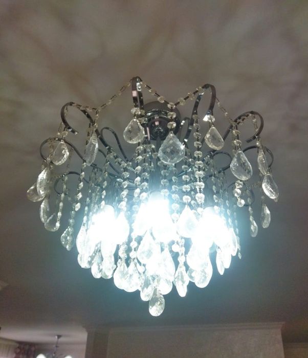 Люстра хрустальная  6 ламповая