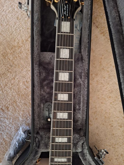Epiphone Matt Heafey Les Paul Custom 7 string bone white