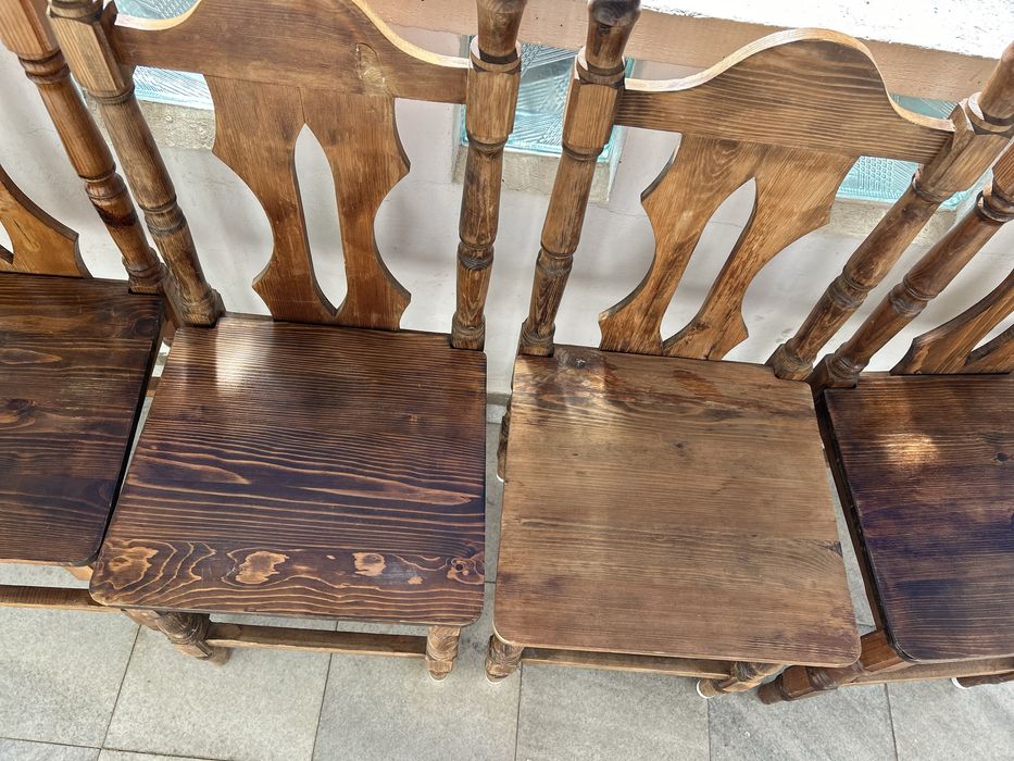 Трапезни столове от чам