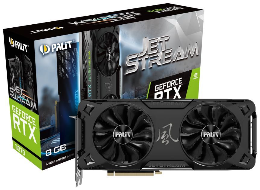 (НОВАЯ) Rtx 3070 Palit JetStream 8GB/256bit