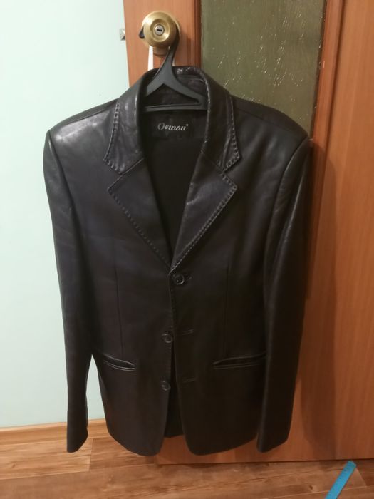 Кожанный пиджак, + кожонная куртка б/у
