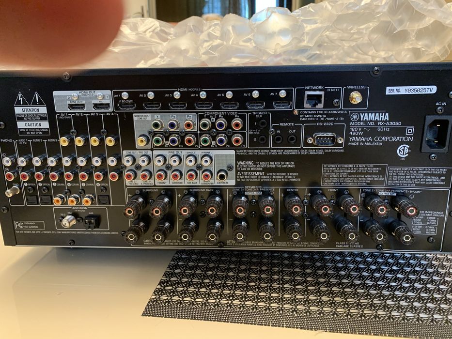Yamaha RX-A 3050 11.2 Канален 4К UHD Ресивър КАТО НОВ!