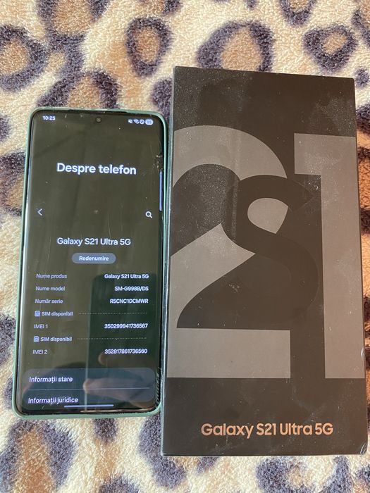 Vând samsung galaxy s21 ultra 5G