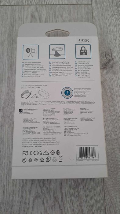 Mouse Wireless Kensington SureTrack K75298WW, Bluetooth, 4000 Dpi