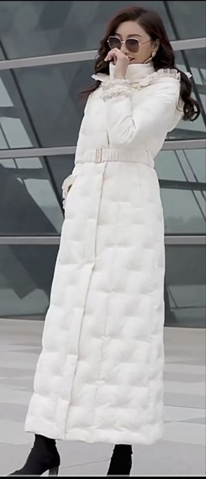 Женское пуховое пальто