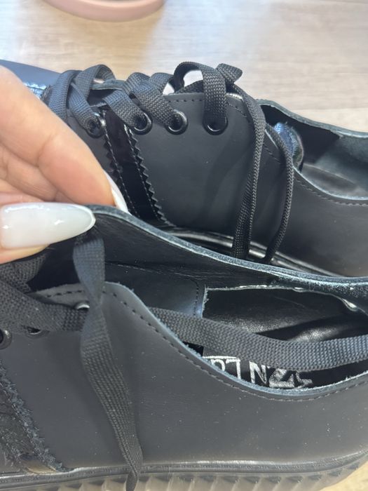 Обувь весенняя кожа черные 39