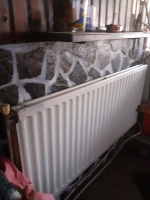 Печка камина комплект плюс 3бр радиатори плюс помпа плюс разширителни