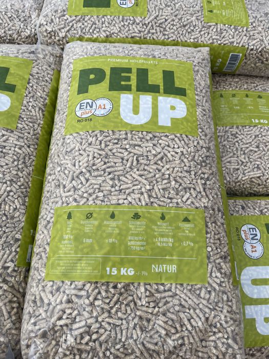 CALITATE ȘI SERIOZITATE! Peleți HSTimber sau PELLUP Premium EN plus A1