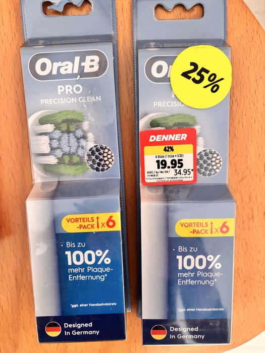 Set 2x6 rezerve capete Oral B pro clean