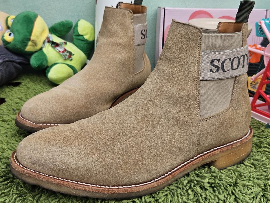 Scotch and soda боти естествен велур