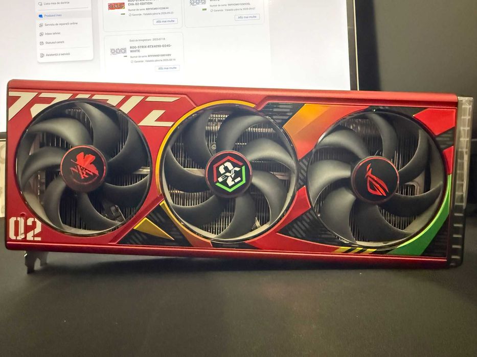 Placa video ROG Strix GeForce RTX™ 4090 24GB GDDR6X OC EVA-02 Edition