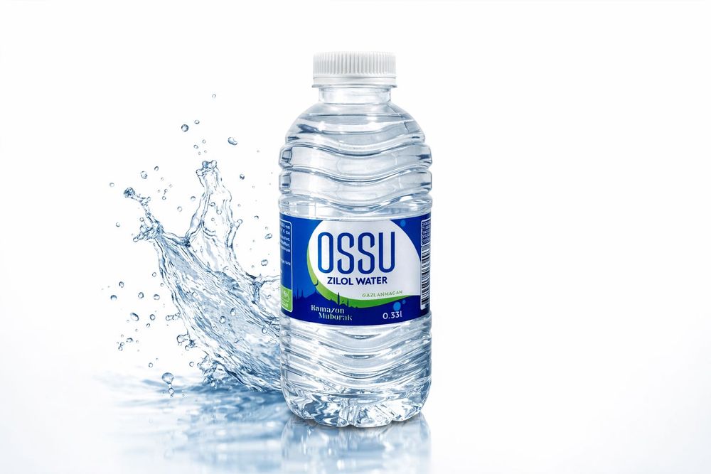 Ichimlik suvi Ramazonda iftorlik uchun ajoyib tanlov OSSU Zilol Water