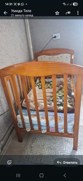 Продам детскую кроватку