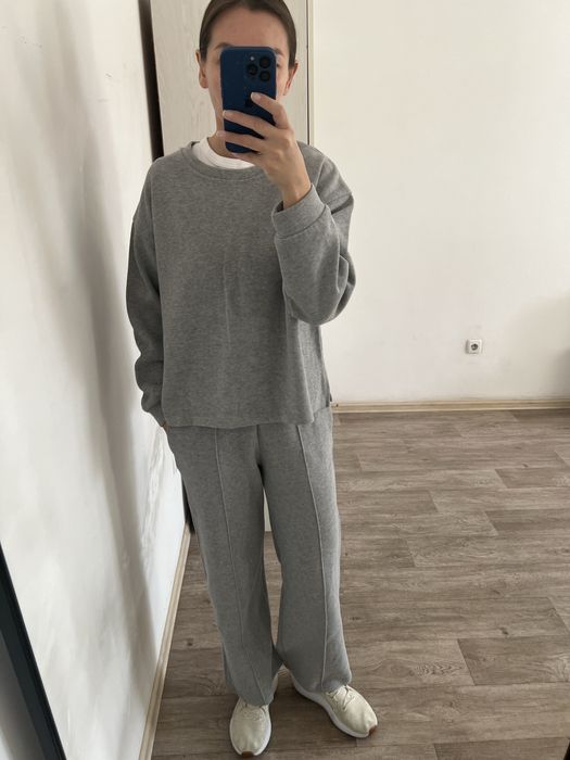 Костюм серый теплый