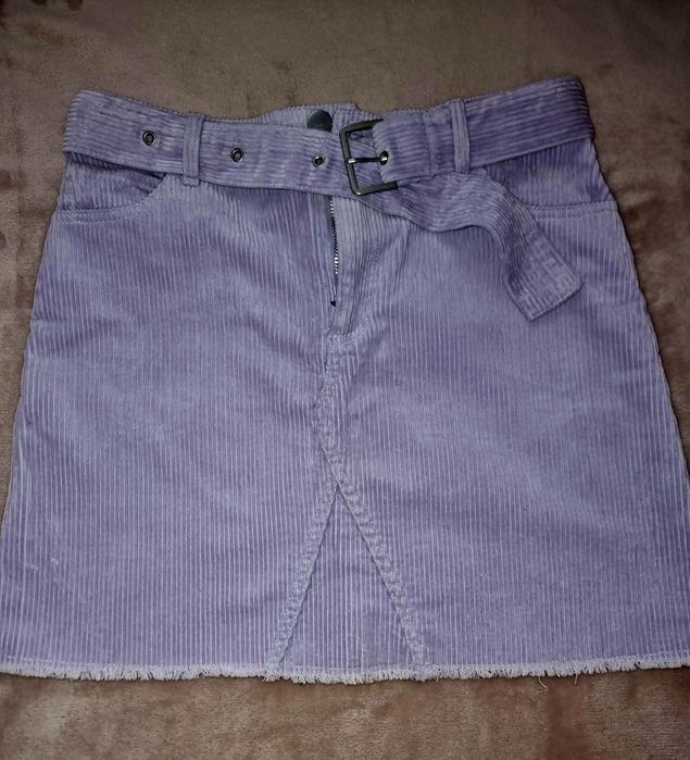 Fustă catifea reiată Bizzbee