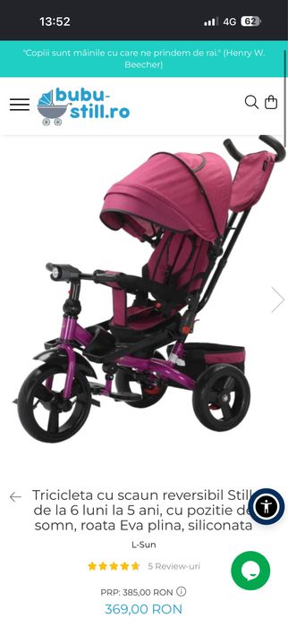 Vand tricicleta bebe/copii