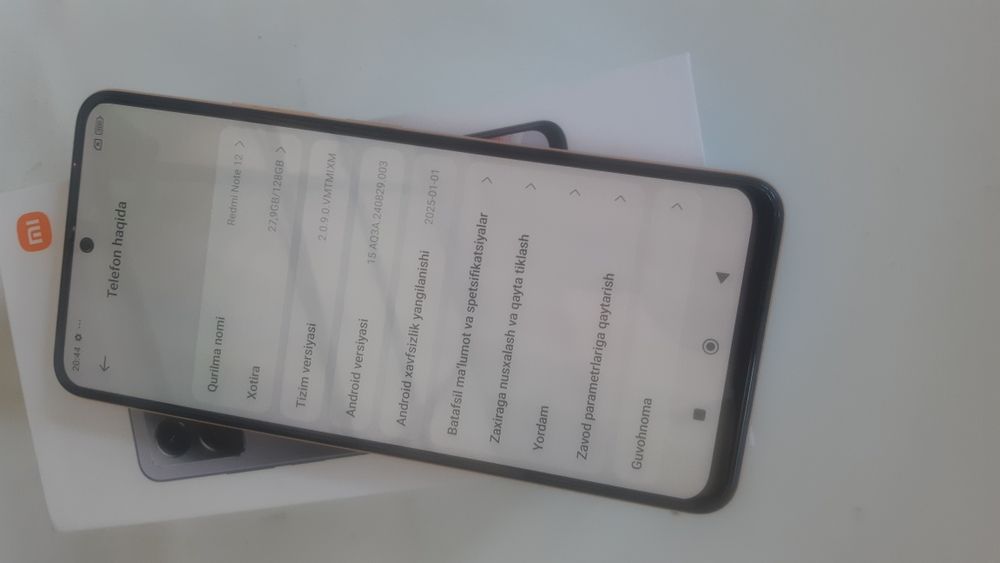 Redmi Note 12 8+8/128 Yangi holatda + karobka dokument!