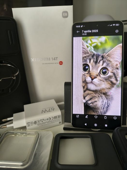 Xiaomi 14T, 12GB RAM, 512GB, 5G, Titan Gray, ca și nou,in garanție